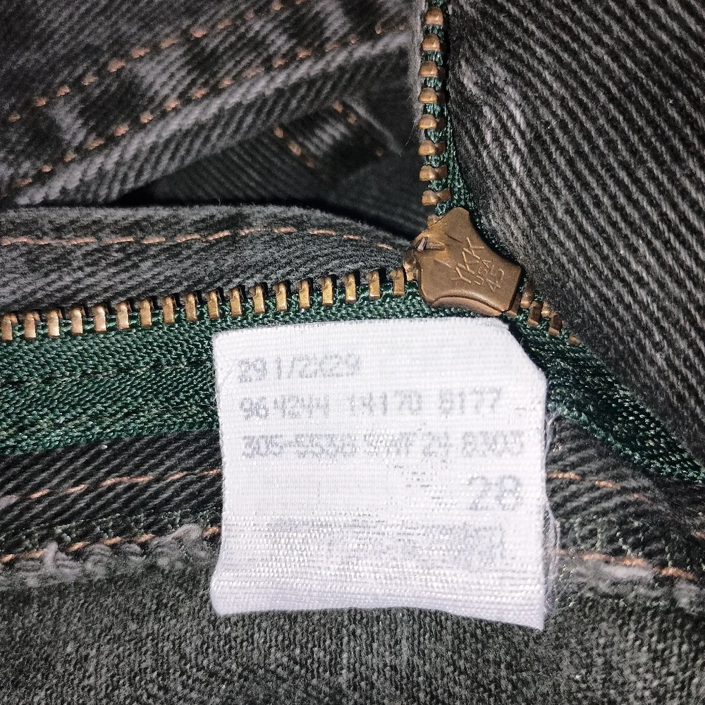 Vintage Lee Green High waist Mom Jeans Size Size 12 Short - Picture 4 of 13